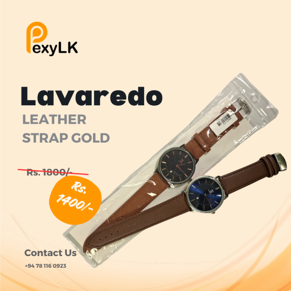Lavaredo Leather Strap Mens Watch (Quartz)